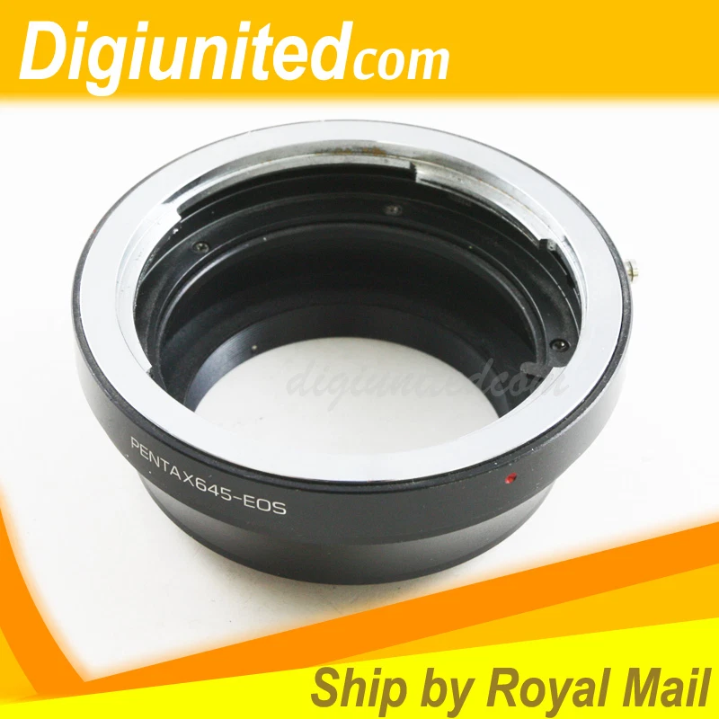 Pentax 645 P645 lens to Canon EOS EF mount adapter 5D III 7D 60D 760D II 70D  - Image 1 of 1
