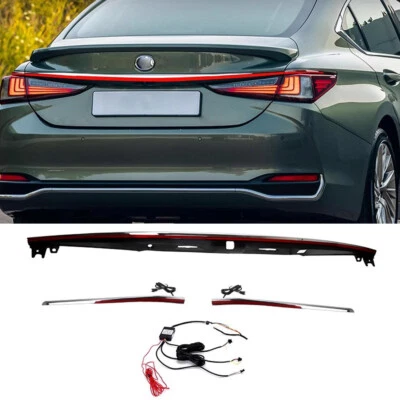 ABS Chrome Rear Door Trunk LED Tail Light Trim Fit For Lexus ES 300h 350 19-2025 Foto 1 de 4