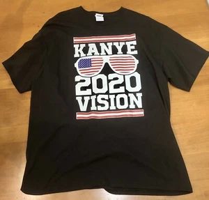 ✅Kanye West 2020 Vision Men’s XL Black T-Shirt Rare Vintage - Picture 1 of 4