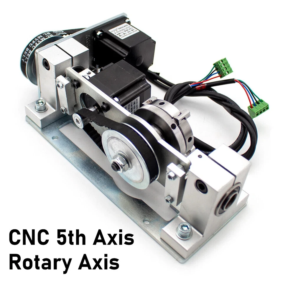 Engraving Machine Rotary Axis CNC 5th Axis Rotary Axis With Chuck Table New - Image 1 of 4