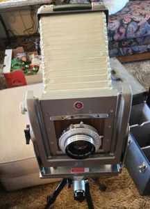 Calumet 4x5 Monorail View Camera with lens, film holders, 6x9 back and more EX + - Picture 1 of 24