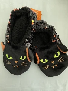 Hyde & eek girls cat sequel Slipper/socks size S/M(5-7) NEW - Picture 1 of 4