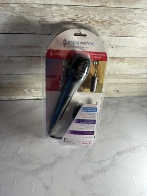 Singing Machine SMM205 Uni-Directional Dynamic Microphone with 10-Foot Cord ... - Image 1 of 4