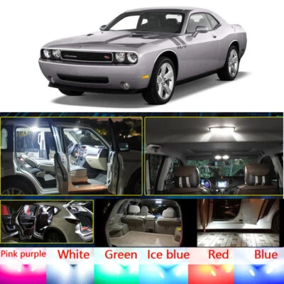 14x Interior LED Map Dome Trunk Door Lights Bulbs for 2008-2019 Dodge Challenger - Image 1 of 4