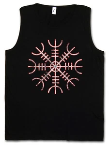 HELM OF AWE GYM TANK TOP FITNESS - Fafnir Aegishjálmur Helm der Ehrfurcht Sonne - Picture 1 of 2