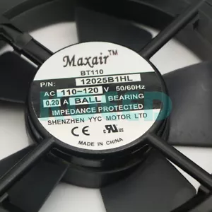 1PCS NEW Maxair BT/110 12025B1HL110V 12025 12cm - Picture 1 of 3