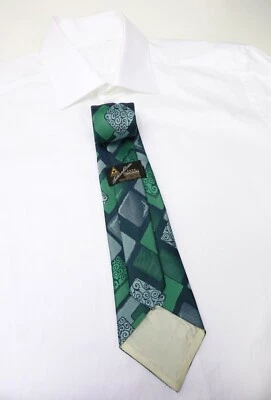 Corbata COMMODORE Trevira para hombre talla única puntiaguda clásica estampada multicolor Foto 1 de 4