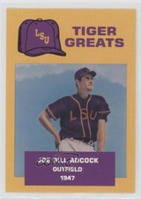 1988 McDag LSU Tigers Greats Joe Adcock Joe Bill Adcock #12