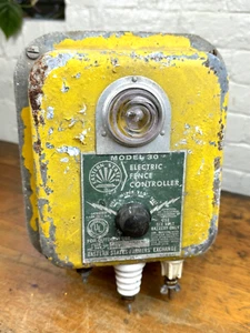 C.1940 Eastern States Farmers' Exchange ELECTRIC FENCE CONTROLLER #30, Sun Glass - Picture 1 of 19