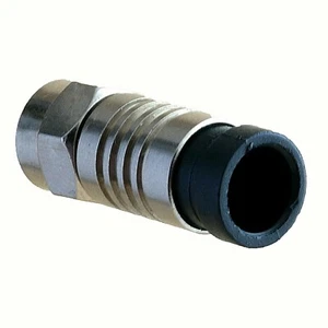 10 - Coax RG6 Compression Connector -Fast Free Same Day Shipping- USA Seller - Picture 1 of 5