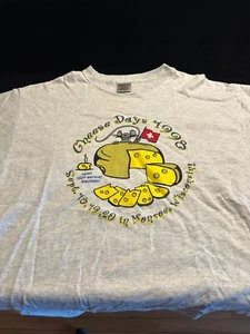 1998 Monroe Wisconsin Cheese Days Volunteer T-Shirt XL weiß - Bild 1 von 4