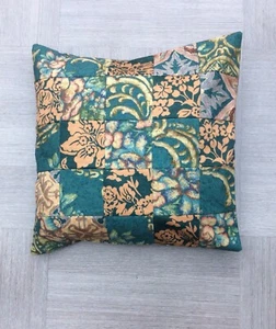 Handmade Patchwork GreenCushion Cover C274 - Picture 1 of 5