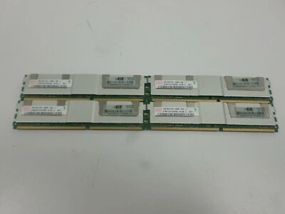 Lot of 4 Hynix HYMP151F72CP4N3-Y5 16GB 4GB PC2-5300F-555-11 DDR2 Server Memory - Image 1 of 3