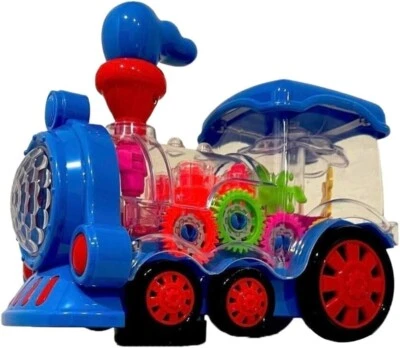 PEBBLE HUG Transparent Train Engine, Universal Walking Gear Train Engine - Image 1 of 4