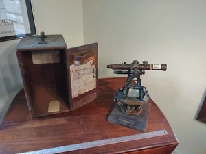 buff and buff antique surveyors transit - Picture 1 of 22