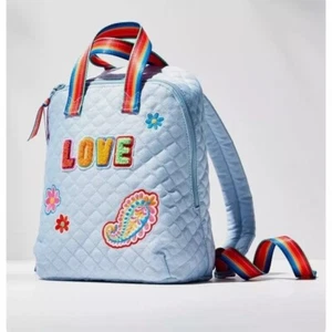 NWT Vera Bradley Quilted Mini Totepack Pride Bright Stripe Rainbow Love Backpack - Picture 1 of 12