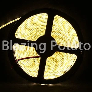 LumenWave 5M 5050 IP65 Waterproof Flexible LED Strip Lights -White PCB-WarmWhite - Picture 1 of 1
