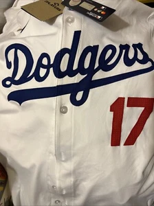 AUTHENTIC LA Dodgers #17 Shohei Ohtani Nike On Field Elite Jersey Size 44 NWT - Picture 1 of 7