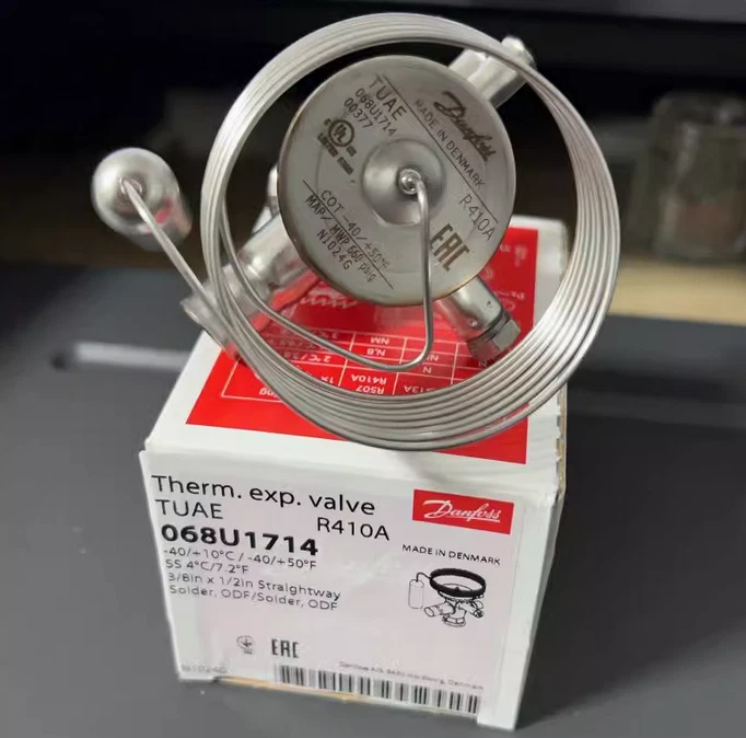 New In Box Danfoss TUAE 068U1714 R410A expansion valve - Image 1 of 1