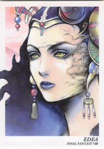 Final Fantasy Art Museum Trading Card #218 Edea Kramer Sorceress Witch 8 / VIII