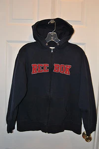NUEVA SUDADERA CON CAPUCHA AZUL REEBOK EN GRANDE (14-16) CON LETRAS ROJAS BORDADO - Imagen 1 de 3