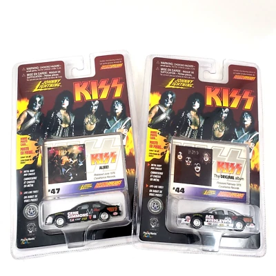 1997 Johnny Lightning KISS Die Cast's Gene Simmons & Ace Frehley Unopened Foto 1 de 4