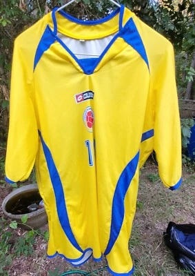 Columbia Fútbol Camiseta Adulto Grande Amarillo #10 Gran Forma Ver Fotos Foto 1 de 4