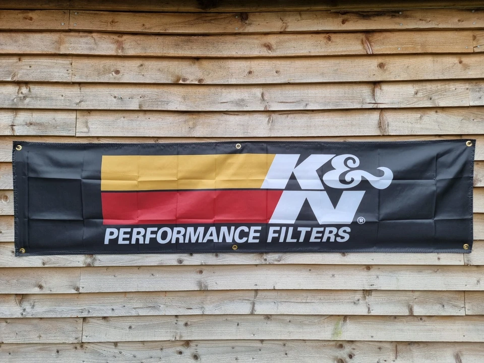 K&N Banner - Workshop Car Garage Man Cave Display Sign Toy - Image 1 of 1