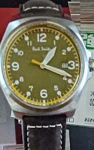 Citizen Paul Smith Closed Eyes Military BV1-216-90 Used Japan Express delivery - Bild 1 von 6