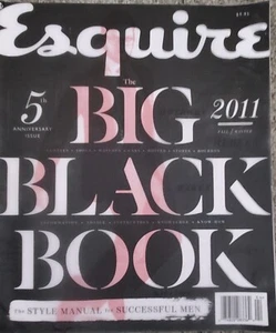 Esquire Magazine Big Black Book Men's Fashion Style Manual Clothes Watches 2011 - Picture 1 of 1