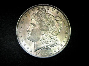 1900-O MORGAN SILVER DOLLAR BEAUTIFUL UNC. DETAIL QUALITY COLLECTORS COIN M-523 - Picture 1 of 5