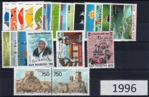 1996 San Marino Annata completa NO bf MNH - Imagen 1 de 1