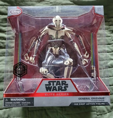 Star Wars Elite Series General Grievous Die Cast 6" Action Figure NEW SEALED - Image 1 of 2