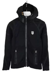 G-STAR Halo Mesh Hooded Vest SW L/s Jacket Men's MEDIUM Full Zip Hooded Black - Picture 1 of 21