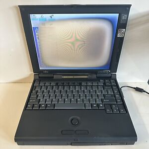 12.1” Vintage Fujitsu Lifebook 735DX Laptop Windows 98 - Read Description