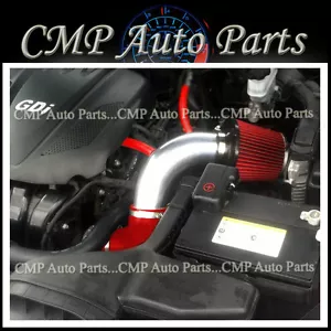 RED fit 2011-2014 HYUNDAI SONATA GLS/SE/LIMITED 2.4 2.4L RAM AIR INTAKE KIT - Bild 1 von 1