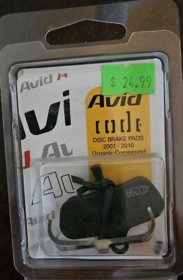 Велосипедные дисковые тормозные колодки Sram Avid Code 2007-2010 органические - Изображение 1 из 2