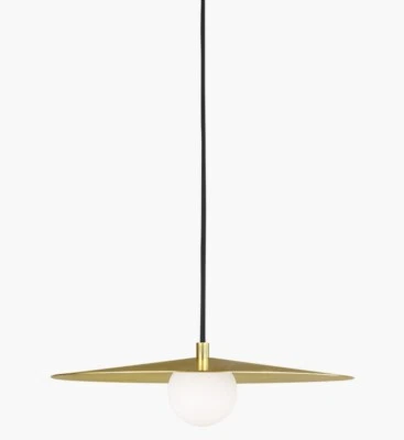 Lámpara colgante Tech Lighting Visual Comfort Pirlo latón envejecido Sean Lavin Foto 1 de 4