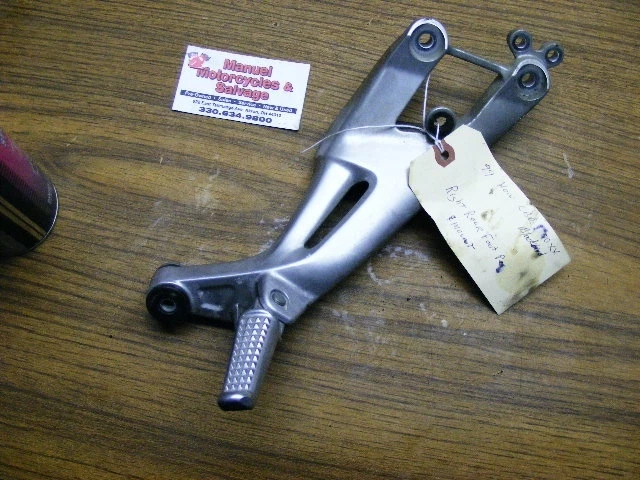 99 1999 Honda CBR1100 XX CBR 1100 XX Blackbird Right Rear Foot Peg And Mount - Image 1 of 1
