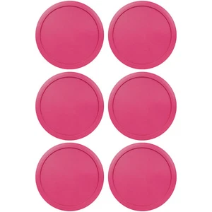 6 Ersatz Deckel Abdeckungen für Pyrex 2 Tassen Behälter, 5 Zoll 7200-PC FUCHSIA - Bild 1 von 1
