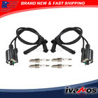 Fit for Honda VT1100 Shadow Spirit Aero 1100 Ignition Coil Pack Spark Plug + Cap