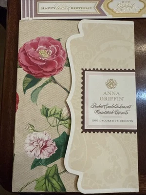 Anna Griffin Pocket Embellishment Diecuts 288 PCS Floral Pattern - 21 - Image 1 of 4