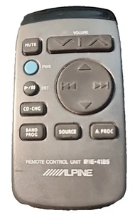 Alpine RUE-4185 schwarz kabelloses klassisches Hand-Stereo-Fernbedienungssystem - Bild 1 von 7