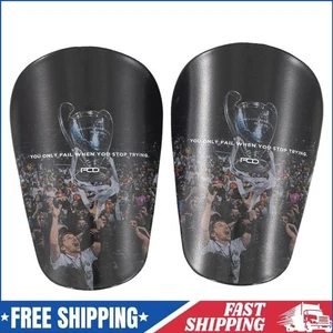 1 Pair Soccer Shin Guards Lightweight Football Shin Pads for Kids Youth Adults - Picture 1 of 15