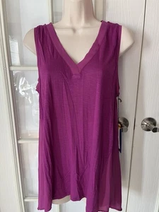 Simply Vera Vera Wang Sleeveless Tunic Size Medium - Picture 1 of 2