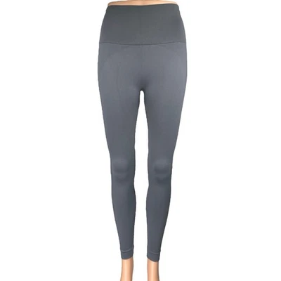 Set Active Blue Gray Skinny Leg Mid Rise Activewear Yoga Gym Leggings Pants Sz S - Image 1 of 4