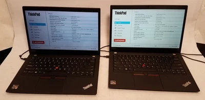 Lenovo ThinkPad E14, 14", Ryzen 5 4650U@2.1GHz, 16GB RAM, Sin HDD/OS/AC, Lote de 2 Foto 1 de 4