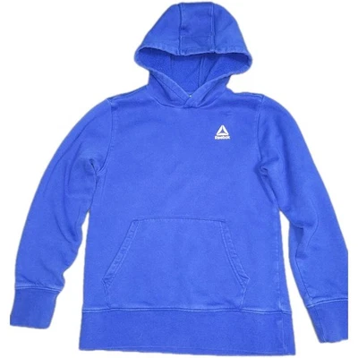 Sudadera con Capucha Reebok Azul Juvenil Talla 8 M Foto 1 de 3