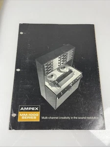 AMPEX MM-1000 Series Multi Channel Recorder Catalogue Brochure Rare - Picture 1 of 3