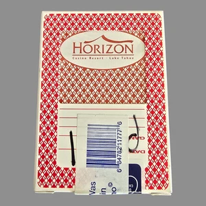 Tarjetas de juego Horizon Casino Resort Lake Tahoe, NV - Paquete rojo - Aristocrat - Imagen 1 de 6